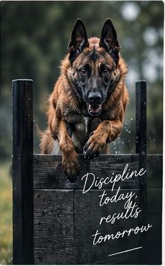 Malinois tijdens training